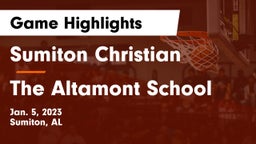 Sumiton Christian  vs The Altamont School Game Highlights - Jan. 5, 2023
