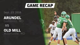 Recap: Arundel  vs. Old Mill  2016