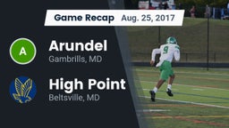 Recap: Arundel  vs. High Point  2017