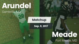 Matchup: Arundel vs. Meade  2017