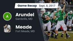 Recap: Arundel  vs. Meade  2017