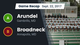 Recap: Arundel  vs. Broadneck  2017