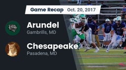 Recap: Arundel  vs. Chesapeake  2017