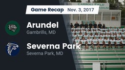 Recap: Arundel  vs. Severna Park  2017