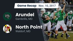Recap: Arundel  vs. North Point  2017