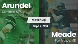 Matchup: Arundel vs. Meade  2018