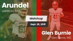 Matchup: Arundel vs. Glen Burnie  2018