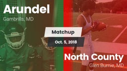 Matchup: Arundel vs. North County  2018
