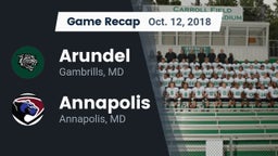 Recap: Arundel  vs. Annapolis  2018