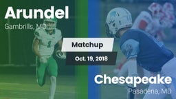 Matchup: Arundel vs. Chesapeake  2018