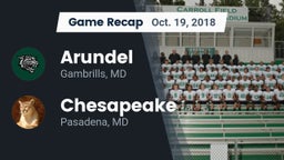 Recap: Arundel  vs. Chesapeake  2018