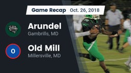 Recap: Arundel  vs. Old Mill  2018