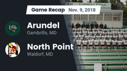 Recap: Arundel  vs. North Point  2018