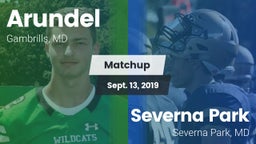 Matchup: Arundel vs. Severna Park  2019