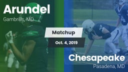 Matchup: Arundel vs. Chesapeake  2019