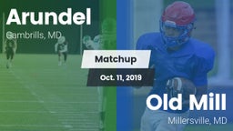 Matchup: Arundel vs. Old Mill  2019