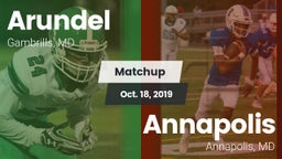 Matchup: Arundel vs. Annapolis  2019