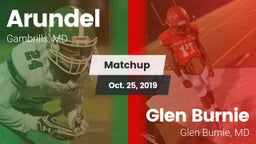 Matchup: Arundel vs. Glen Burnie  2019