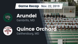 Recap: Arundel  vs. Quince Orchard  2019