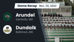 Recap: Arundel  vs. Dundalk  2022
