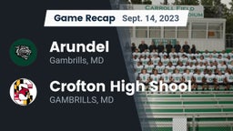 Recap: Arundel  vs. Crofton High Shool  2023