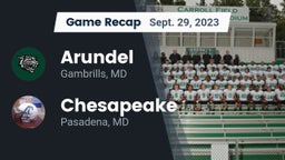 Recap: Arundel  vs. Chesapeake  2023