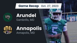 Recap: Arundel  vs. Annapolis  2023