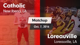 Matchup: Catholic vs. Loreauville  2016