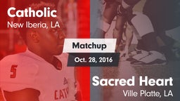 Matchup: Catholic vs. Sacred Heart  2016