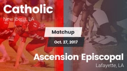 Matchup: Catholic vs. Ascension Episcopal  2017