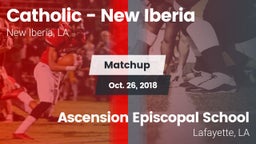 Matchup: Catholic vs. Ascension Episcopal School 2018