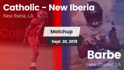 Matchup: Catholic vs. Barbe  2019