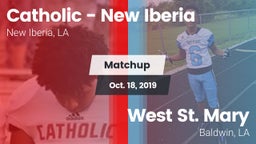 Matchup: Catholic vs. West St. Mary  2019