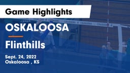 OSKALOOSA  vs Flinthills  Game Highlights - Sept. 24, 2022
