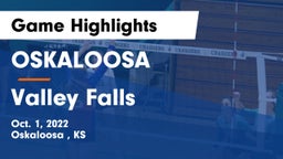OSKALOOSA  vs Valley Falls Game Highlights - Oct. 1, 2022