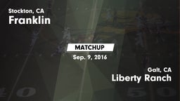 Matchup: Franklin vs. Liberty Ranch  2016