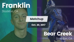 Matchup: Franklin vs. Bear Creek  2017