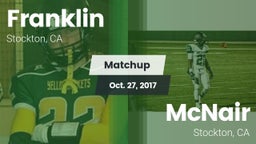 Matchup: Franklin vs. McNair  2017