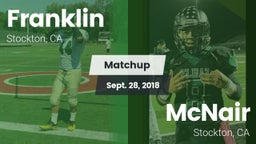 Matchup: Franklin vs. McNair  2018