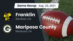Recap: Franklin  vs. Mariposa County  2021