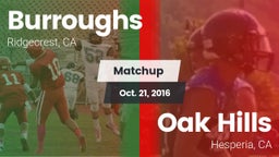 Matchup: Burroughs High vs. Oak Hills  2016