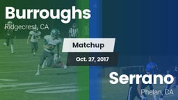 Matchup: Burroughs High vs. Serrano  2017