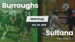 Matchup: Burroughs High vs. Sultana  2019