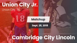 Matchup: Union City vs. Cambridge City Lincoln 2018