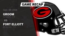 Recap: Groom  vs. Fort Elliott  2016