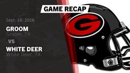 Recap: Groom  vs. White Deer  2016