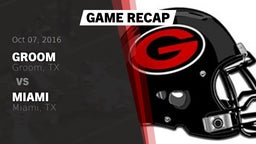 Recap: Groom  vs. Miami  2016