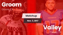 Matchup: Groom vs. Valley  2017
