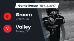 Recap: Groom  vs. Valley  2017