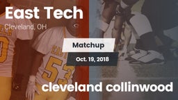 Matchup: East Tech vs. cleveland collinwood  2018